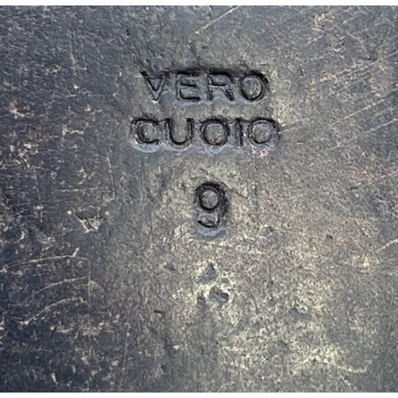 Santoni Men’s Brown Leather Penny Loafers US Size 9D  Made In Italy - Picture 11 of 11